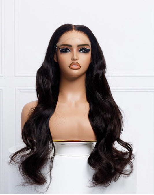Single Drawn 5*5 HD Lace Virgin Brazilian Wig