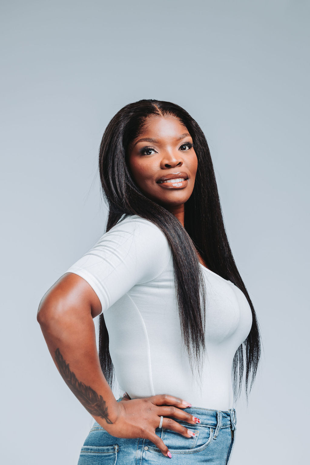 Brazilian Kinky Straight 13*4 HD lace Wig