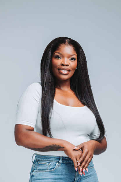 Brazilian Kinky Straight 13*4 HD lace Wig